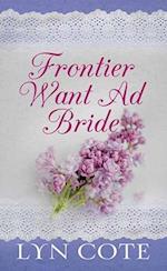 Frontier Want Ad Bride