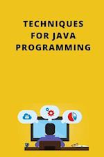 Techniques for Java Programming 