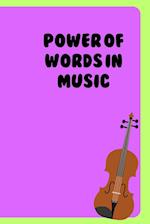 Power of Words in Music