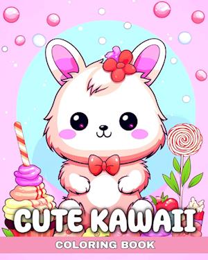 Cute Kawaii Coloring Book: Kawaii Coloring Pages for Kids and Adults with Cute Anime Designs to Color