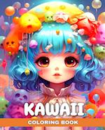 Kawaii Coloring Book: Anime Coloring Pages for Adults and Kids with Cute Kawaii Designs 