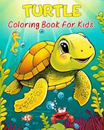 Turtle Coloring Book for Kids: 50 Unique illustrations to Color and Relax 