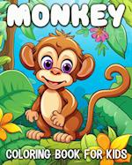 Monkey Coloring Book for Kids: 50 Unique Monkey Coloring Pages for Kids Ages 4-8 