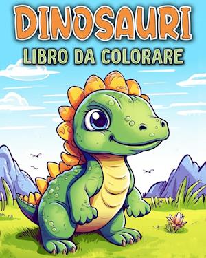 Dinosauri Libro da Colorare