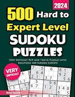 500 Hard to Expert Level Sudoku Puzzles