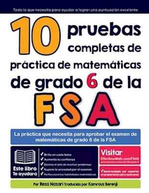 10 pruebas completas de práctica de matemáticas de grado 6 de la FSA