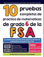 10 pruebas completas de práctica de matemáticas de grado 6 de la FSA