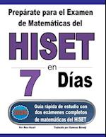 Prepárate para el Examen de Matemáticas del HISET en 7 Días