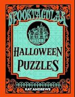 Spooktacular Halloween Puzzles: Large Print for Adults 