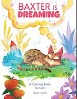 Baxter is Dreaming: A Coloring Book for Cats 