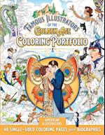 Famous Illustrators of the Golden Age Coloring Portfolio 