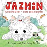 Jazmin and The Baby Turtle Coloring Book 
