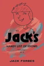 JACK'S HANDY LIST OF IDIOMS: VOL. 1 # - L or EPUB VOLS. 1 & 2 # - Z 