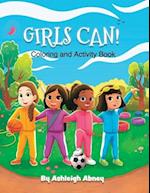 Girls Can! Coloring and Activity Book 