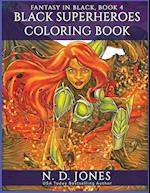 Black Superheroes Coloring Book 