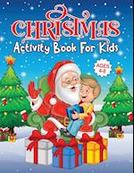 Christmas Activity Book for Kids Ages 4-8 