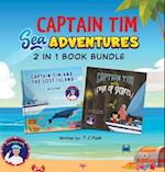 Captain Tim Sea Adventures 2 in 1 Book Bundle : Stories about Ocean Adventures and Treasure Hunting for Children Aged 4-8 