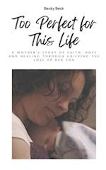 Too Perfect for This Life: A Mother's Story of Faith, Hope and Healing Through Grieving the Loss of Her Son 