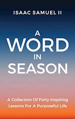 A Word In Season 