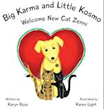 Big Karma and Little Kosmo Welcome New Cat Zenni 