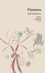 Flowers with Samsoon: Korean Learning & Coloring (Volume 2) 