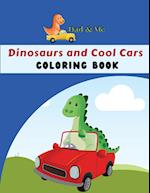 Dad & Me Dinosaurs and Cool Cars Coloring Book