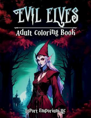 Evil Elves Adult Coloring Book