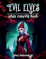 Evil Elves Adult Coloring Book