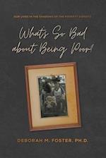 What's So Bad About Being Poor? Our Lives in the Shadow of the Poverty Experts