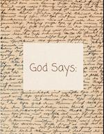 God Says Journal