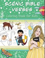 Scenic Bible Verses Coloring Book for Kids